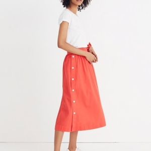 Madewell Side-Button Skirt